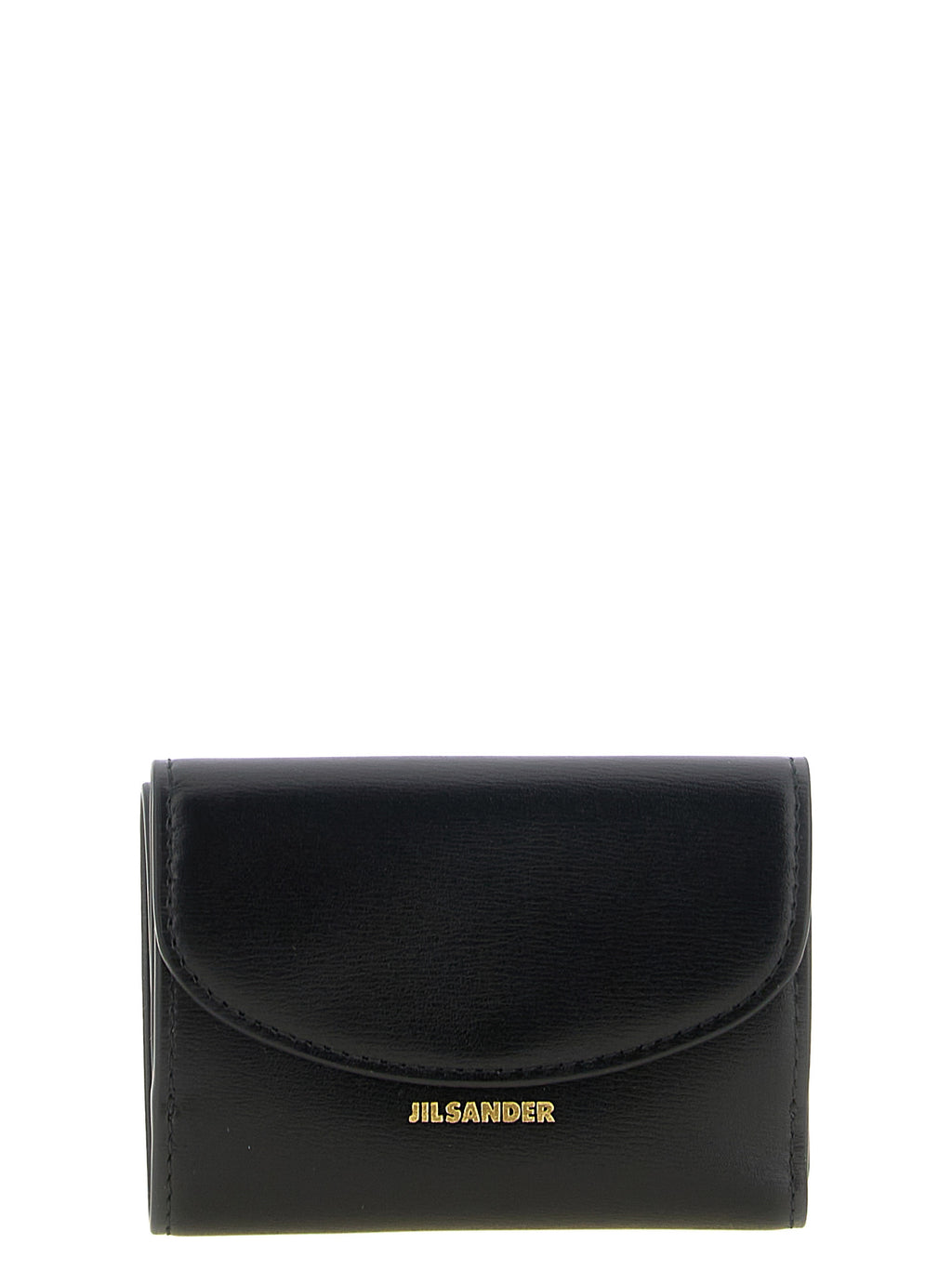 Jil Sander Schwarzer Kalbsleder-Kartenetui