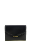 Jil Sander Schwarzer Kalbsleder-Kartenetui