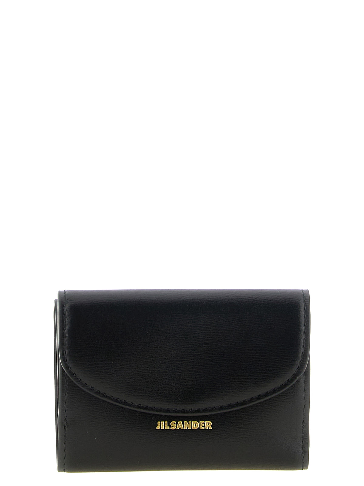 Jil Sander Schwarzer Kalbsleder-Kartenetui