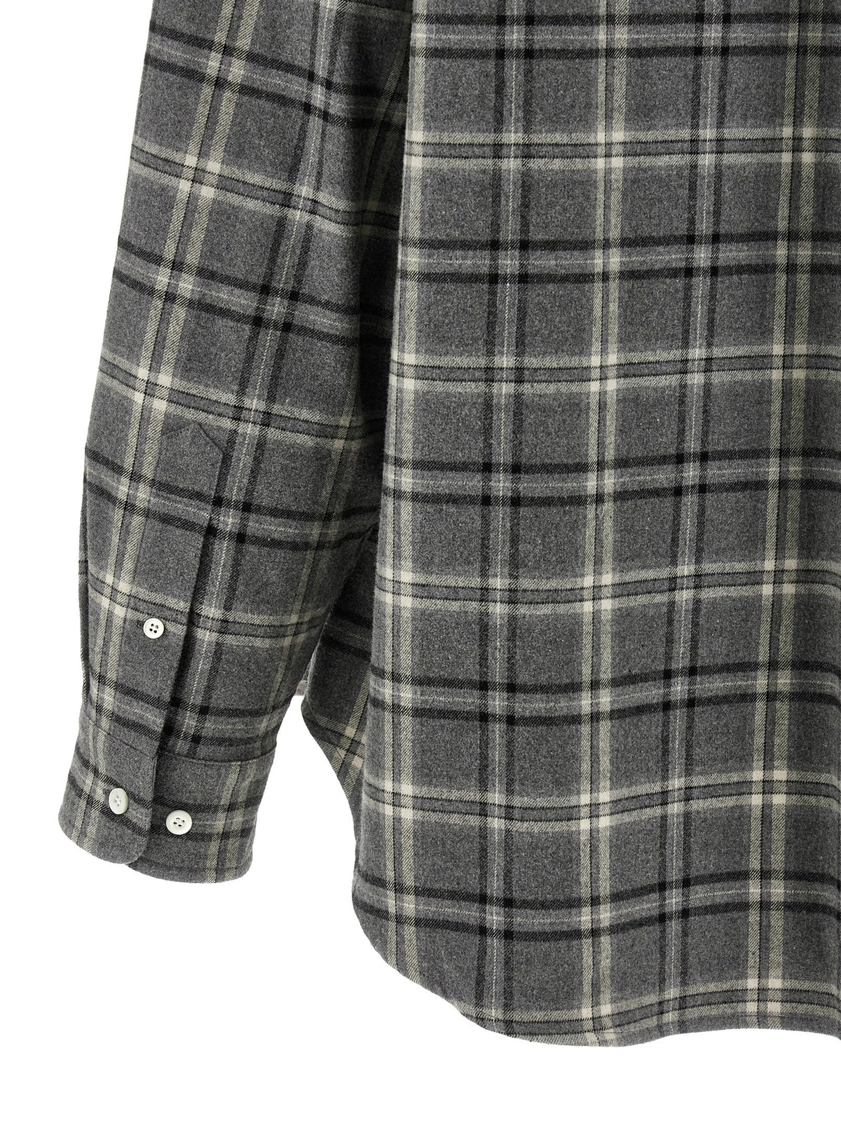 Miu Miu Graue Baumwollbluse