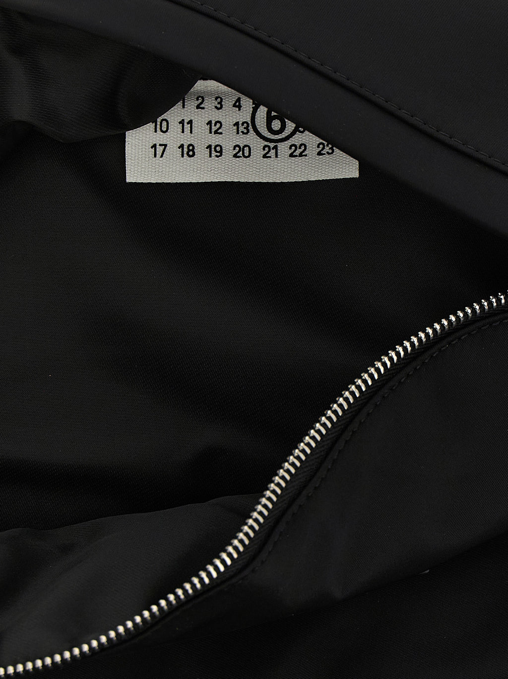 MM6 Maison Margiela Schwarzer Polyamid-Rucksack
