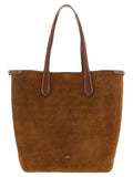 Polo Ralph Lauren Braune Schultertasche aus Rindsleder