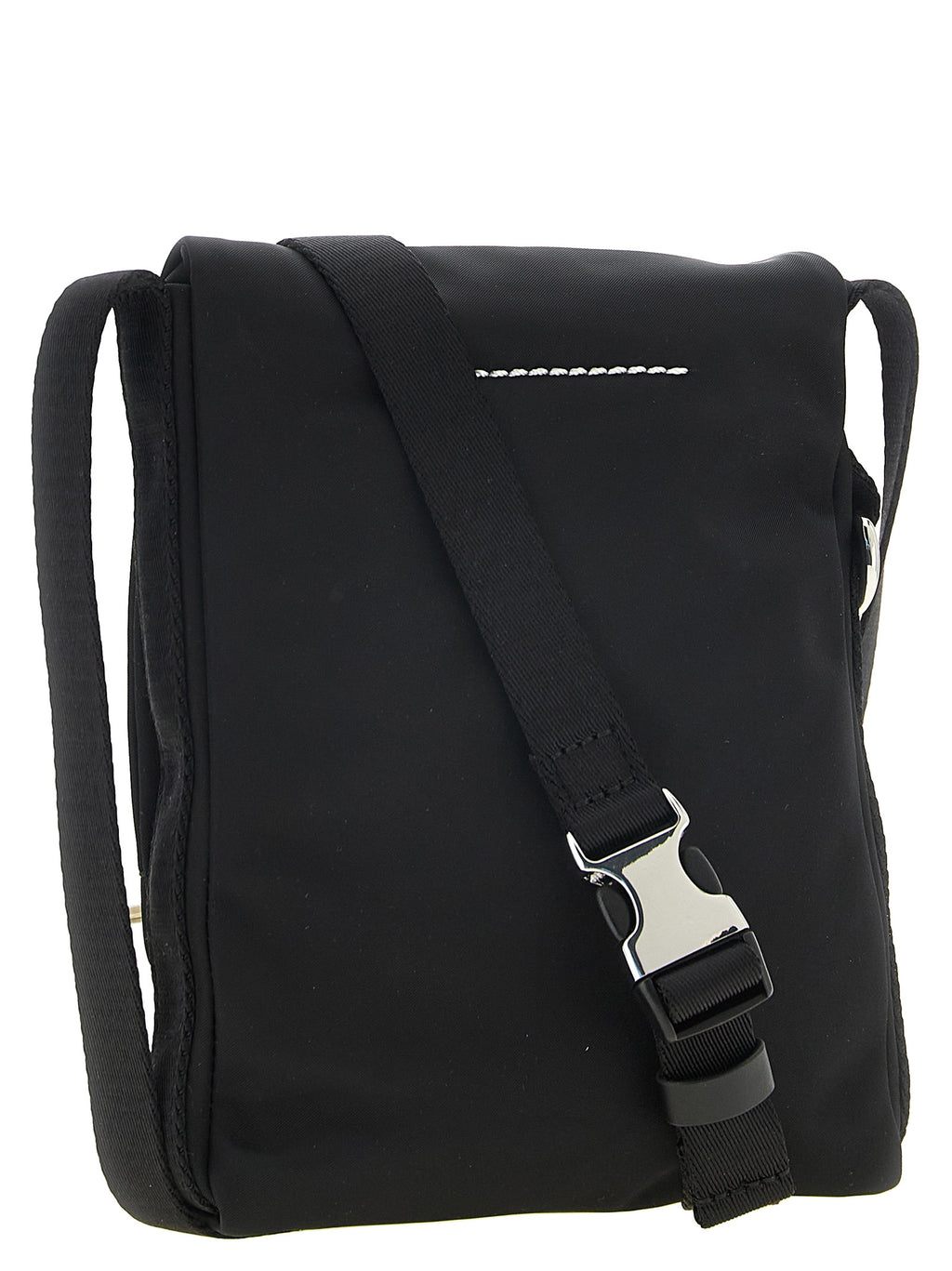 MM6 Maison Margiela Schwarze Crossbody-Tasche aus Polyamid