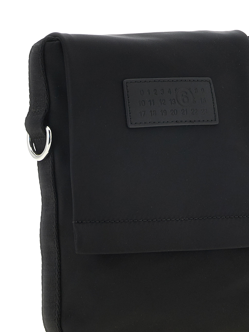 MM6 Maison Margiela Schwarze Crossbody-Tasche aus Polyamid