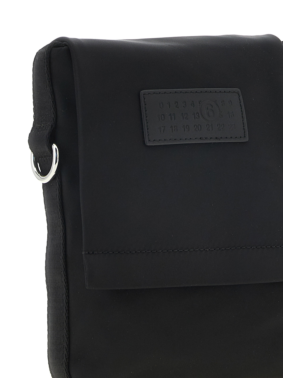 MM6 Maison Margiela Schwarze Crossbody-Tasche aus Polyamid