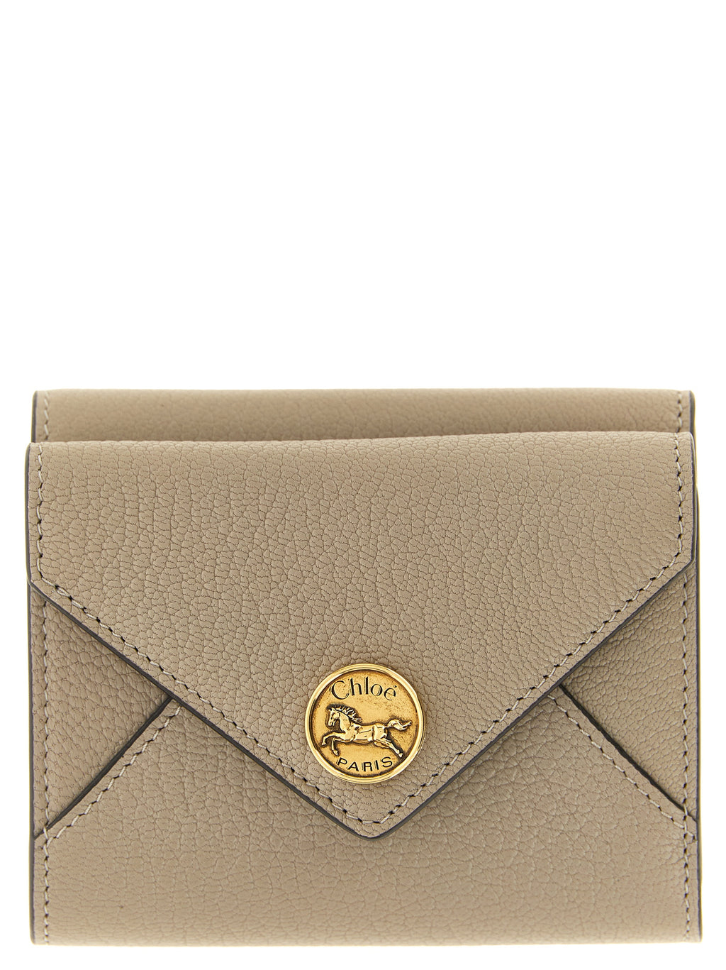 Chloé Beige Ziegenleder Kartenetui