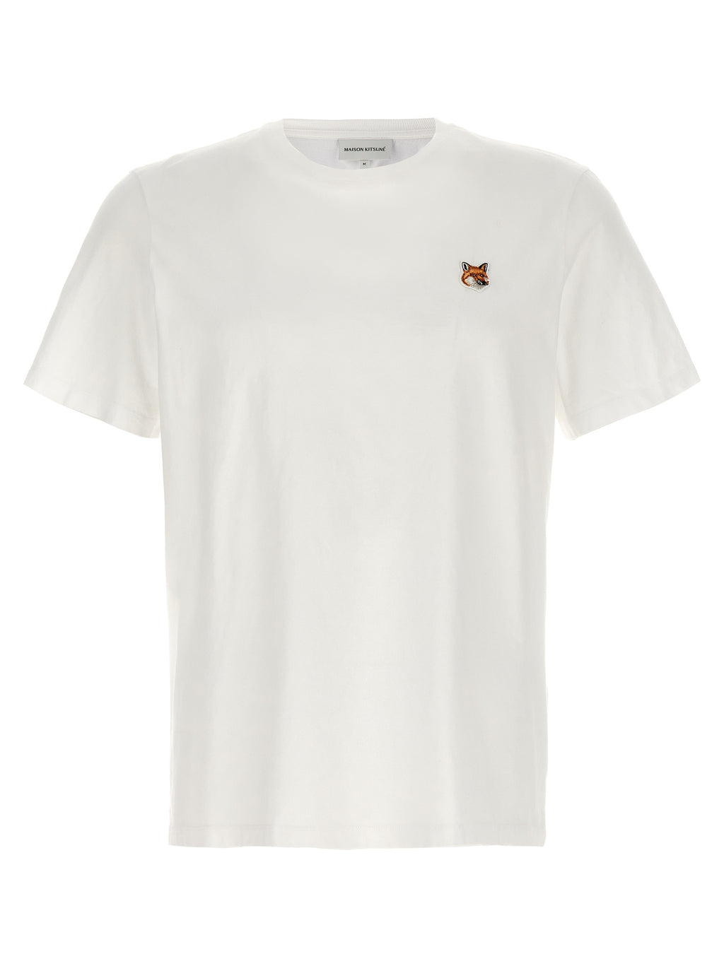 Maison Kitsuné Weißes Baumwoll-T-Shirt