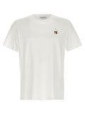 Maison Kitsuné Weißes Baumwoll-T-Shirt