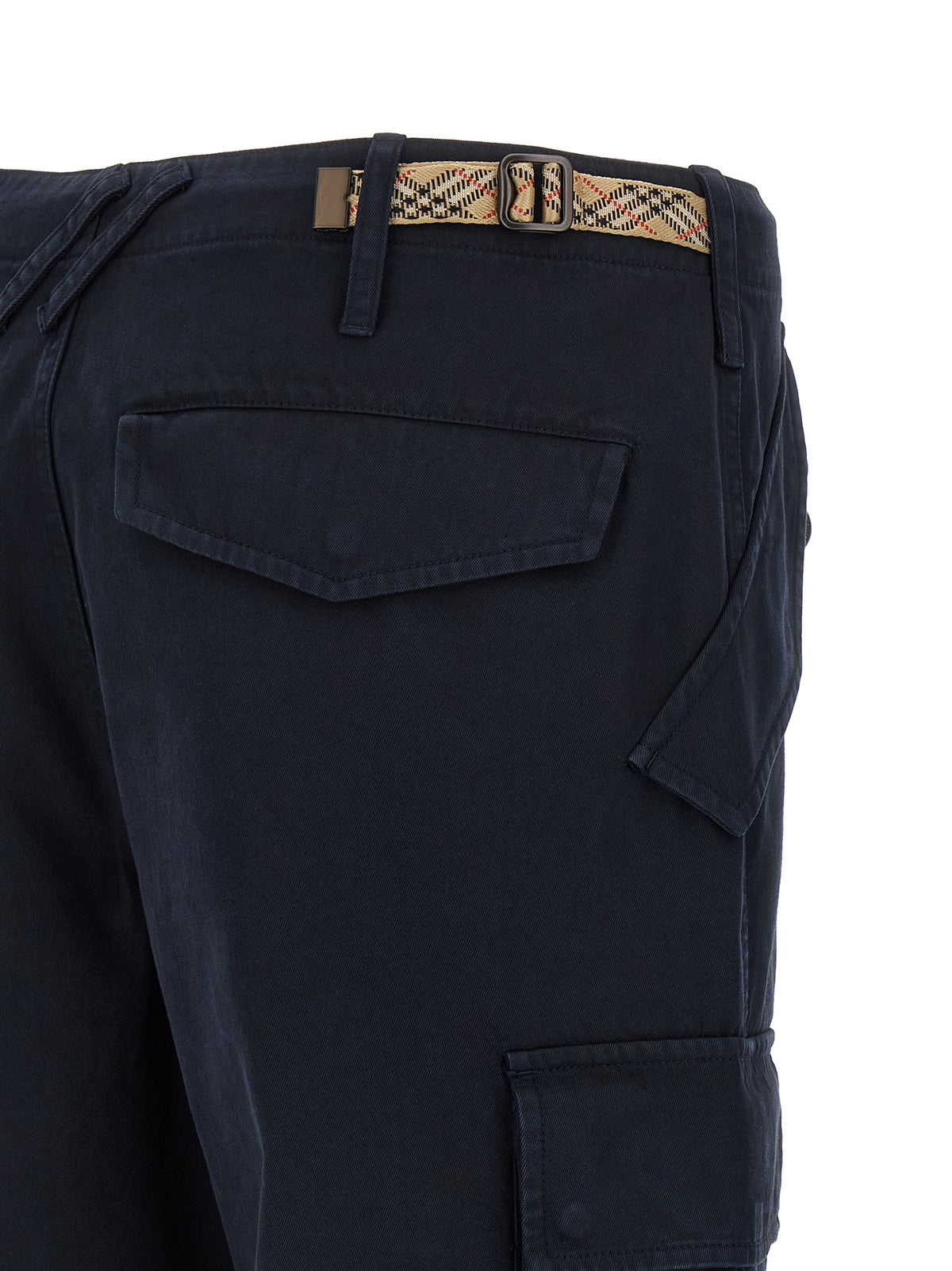 Burberry Zweifarbige Cargohose aus Baumwolle