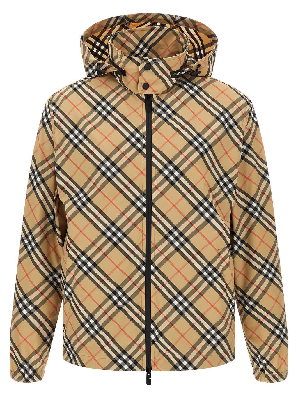 Burberry Beige Polyester Shell Jacke