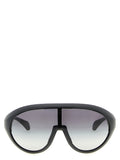 Rick Owens Sonnenbrille aus schwarzem Nylon