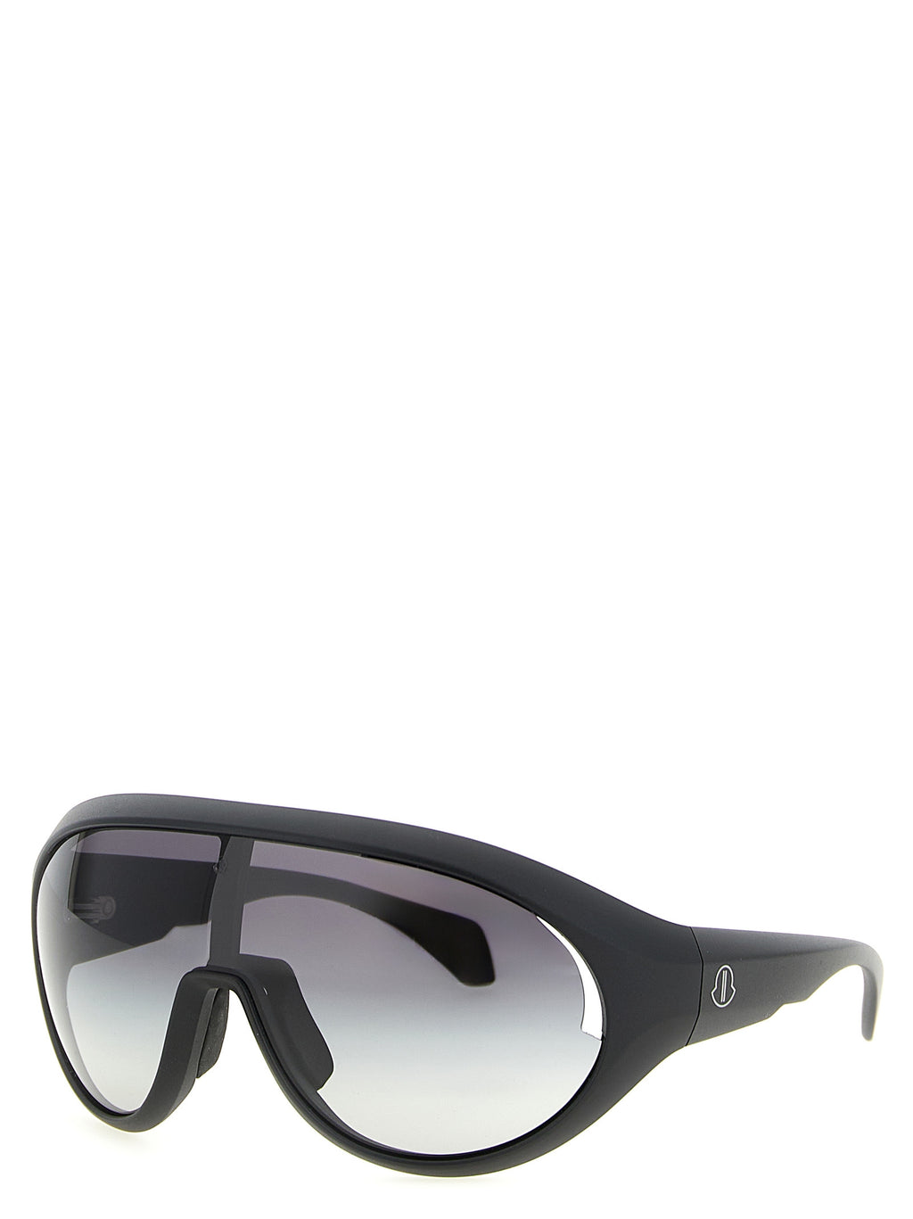 Rick Owens Sonnenbrille aus schwarzem Nylon