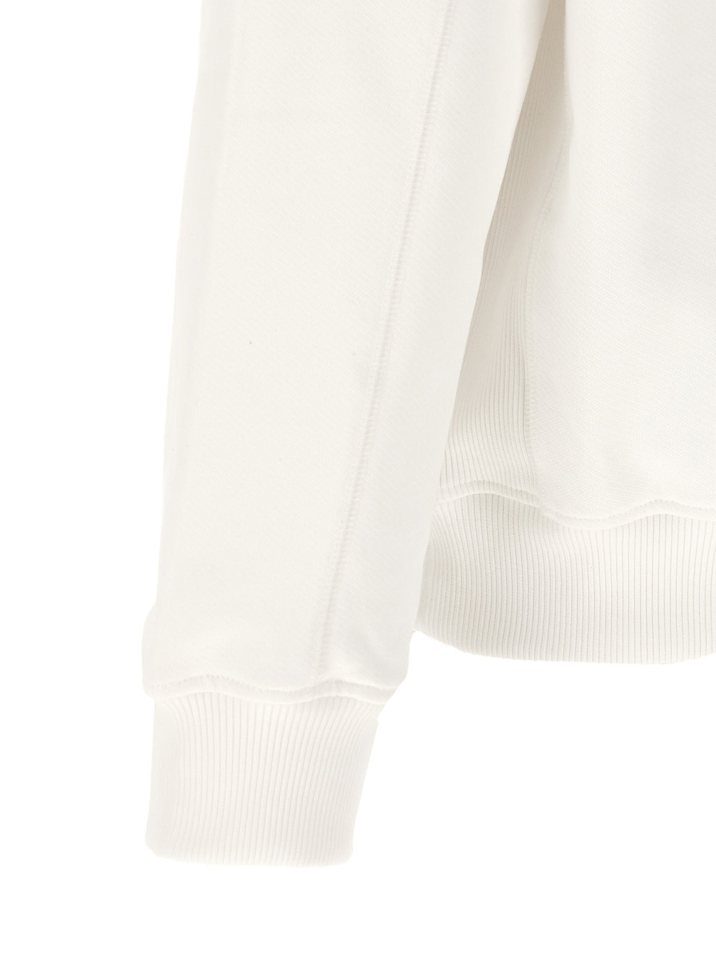 Casablanca Weißer Pullover aus Bio-Baumwolle