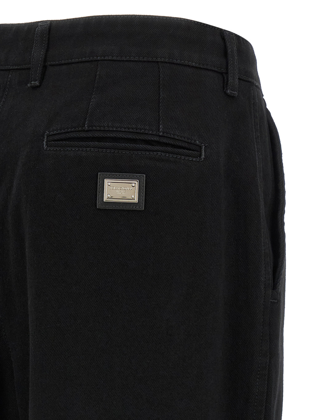 Dolce & Gabbana Schwarze Baumwolljeans Denim