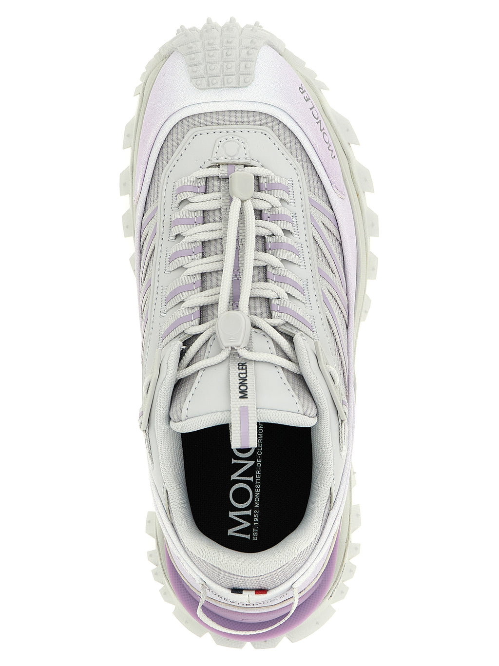 Moncler Violette Sneaker aus Polyamid für sportliche Aktivitäten