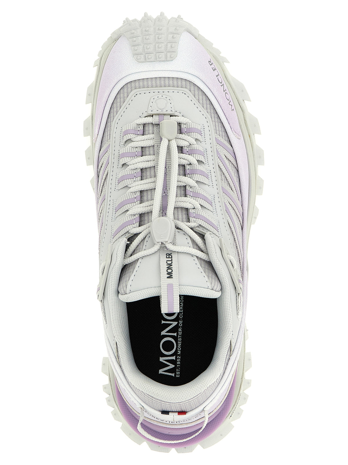 Moncler Violette Sneaker aus Polyamid für sportliche Aktivitäten