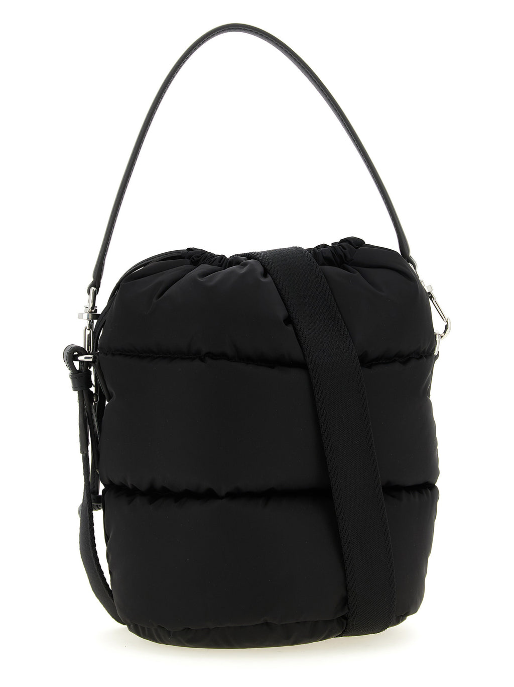 Moncler Schwarze Schultertasche aus Polyamid