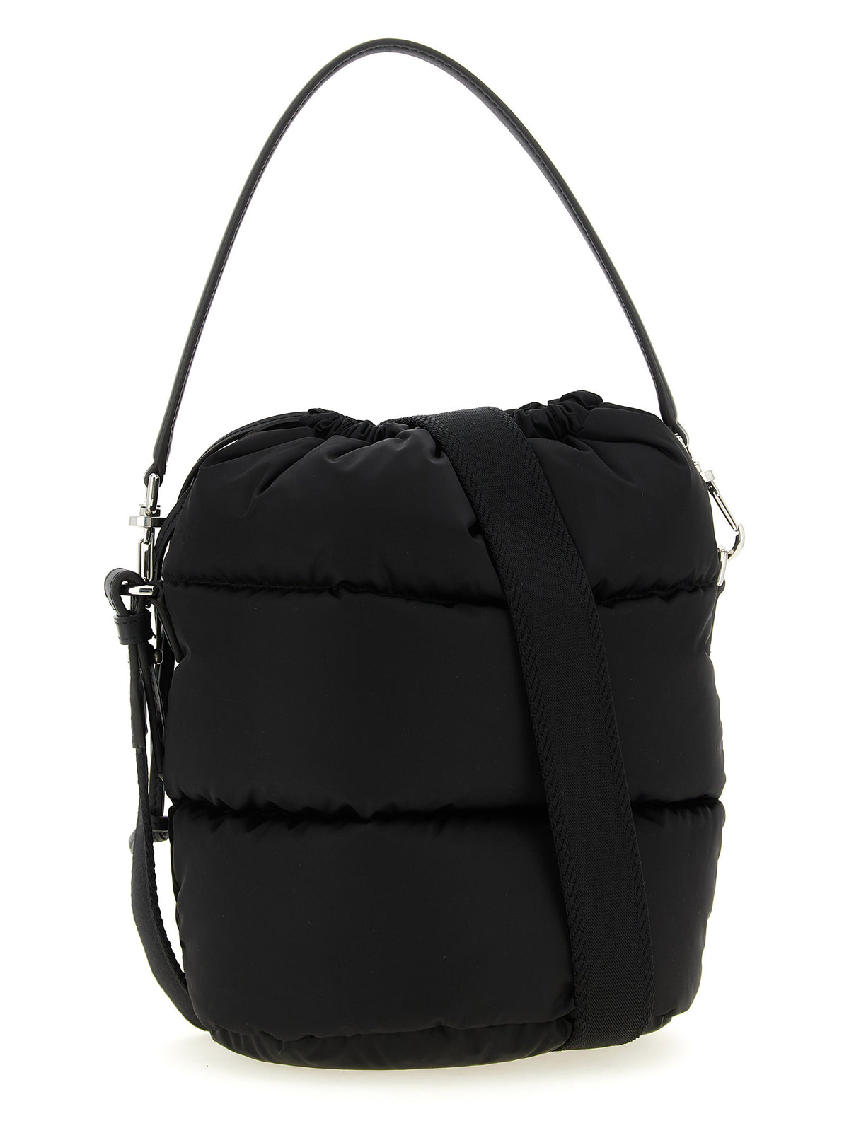 Moncler Schwarze Schultertasche aus Polyamid