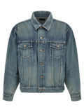 Saint Laurent Blaue Jeansjacke aus Baumwolle