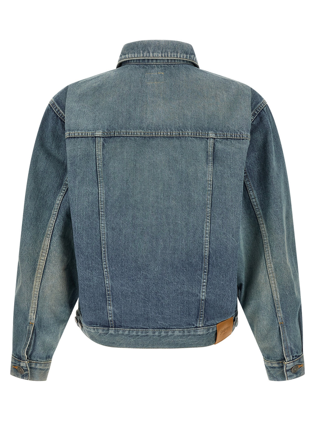 Saint Laurent Blaue Jeansjacke aus Baumwolle
