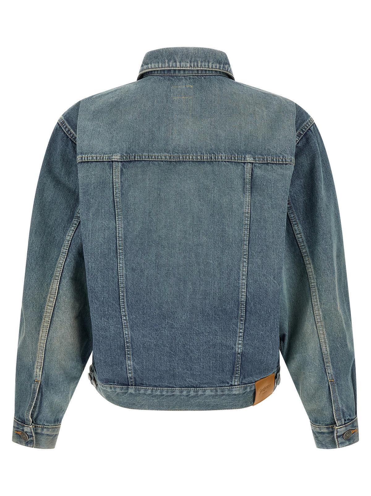 Saint Laurent Blaue Jeansjacke aus Baumwolle