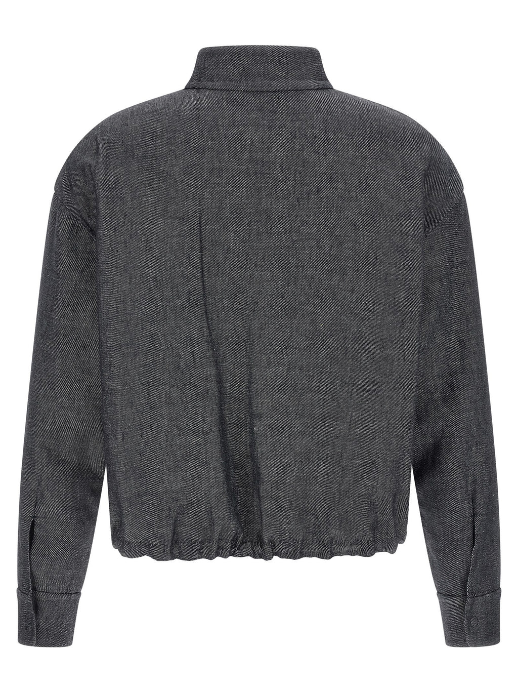 Fendi Blaue Jeansjacke aus Leinen