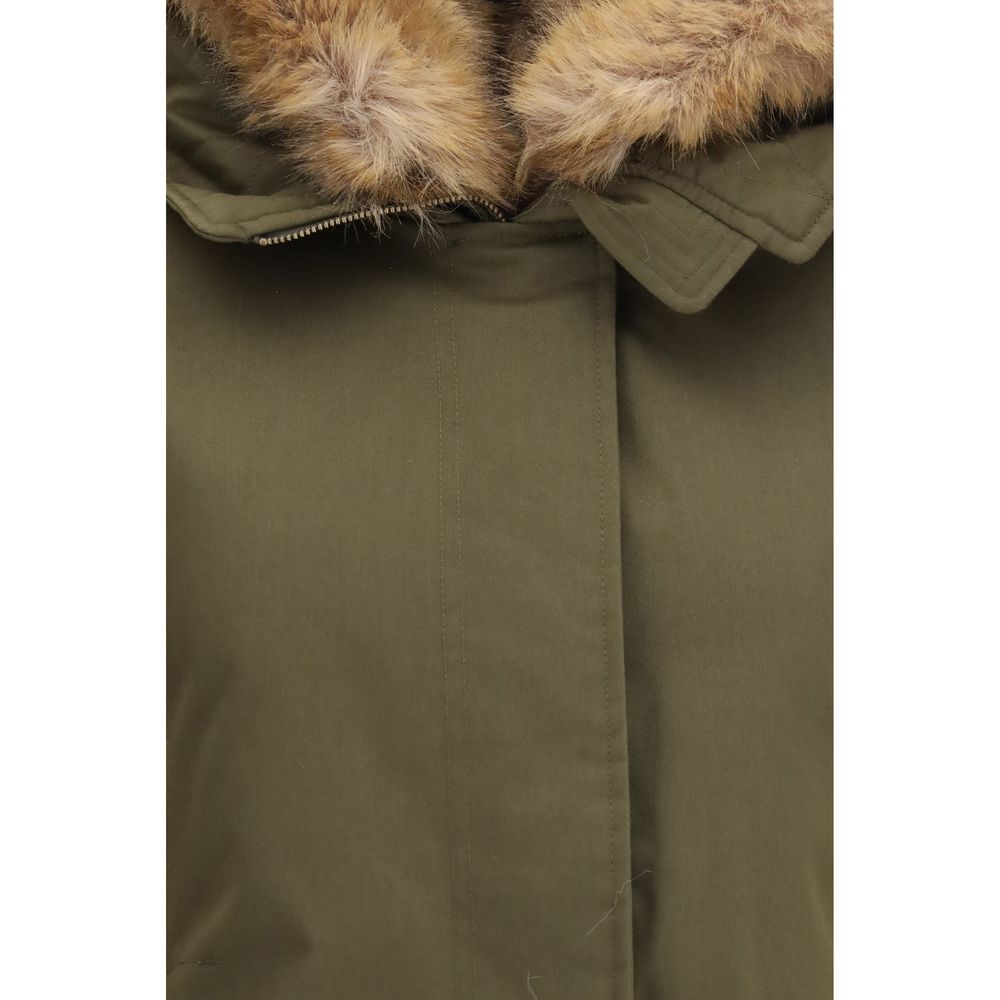 Woolrich Zweifarbiger Baumwollparka
