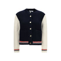 Thom Browne Blauer Kaschmir-Cardigan
