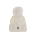 Moncler Weiße Wollmütze Oves Aries