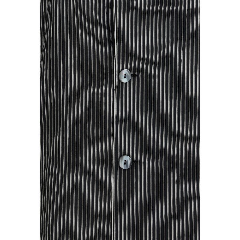 R13 Schwarzes Viskose-Hemd
