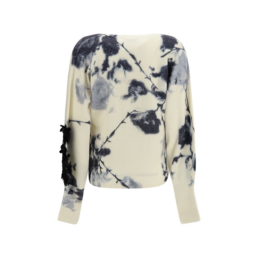 Blumarine Beiger Kaschmirpullover