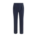 Brioni Blaue Hose aus Wolle Oves Aries