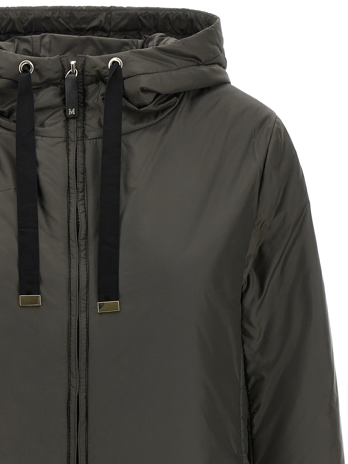 Max Mara Zweifarbige Polyesterjacke