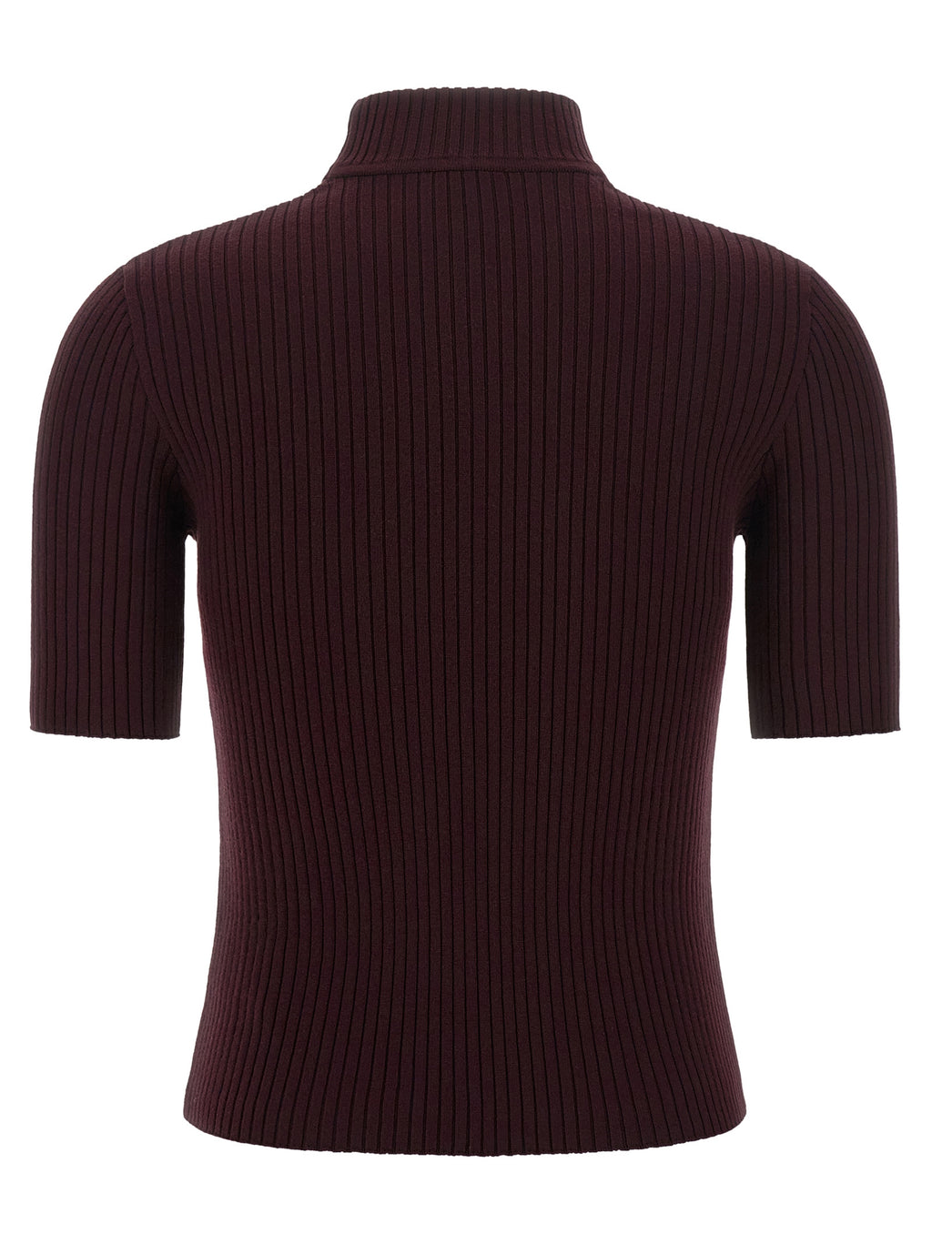 Courrèges Bordeaux Viskose Sweatshirt
