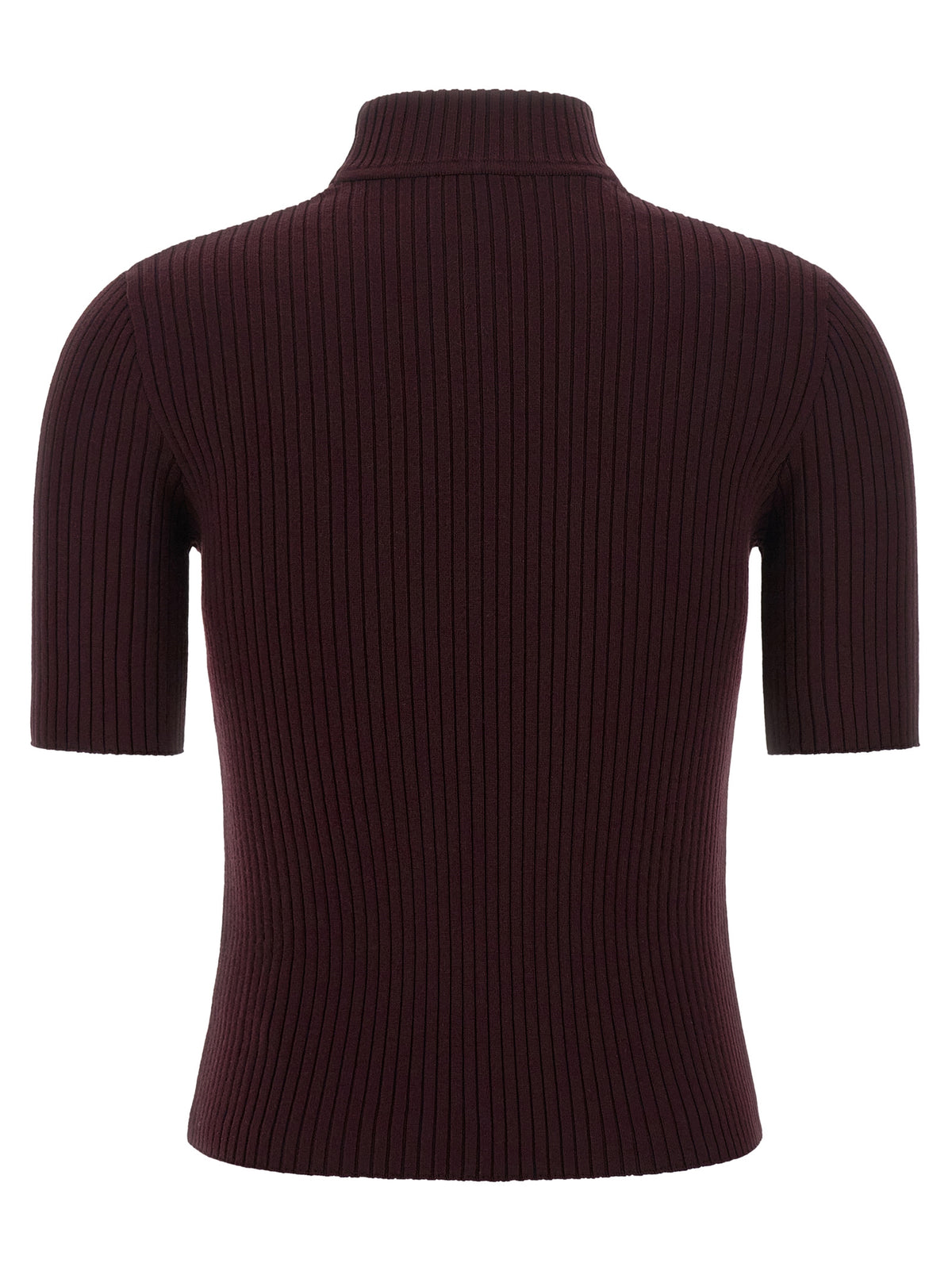 Courrèges Bordeaux Viskose Sweatshirt