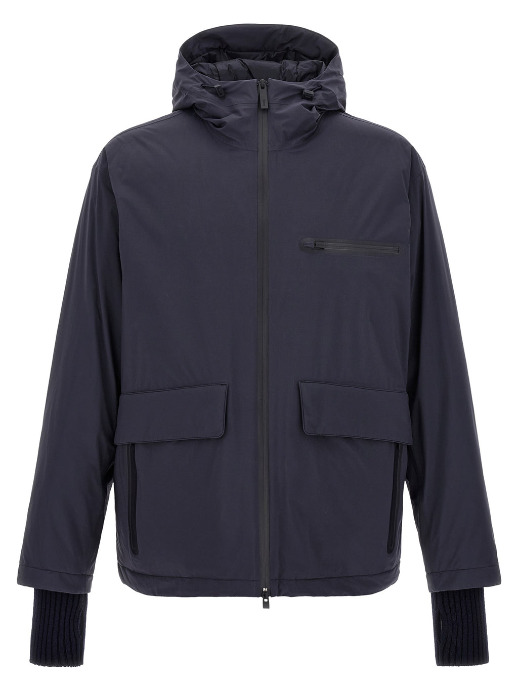 LAMINAR Blaue Shell-Jacke aus Polyamid