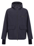 LAMINAR Blaue Shell-Jacke aus Polyamid