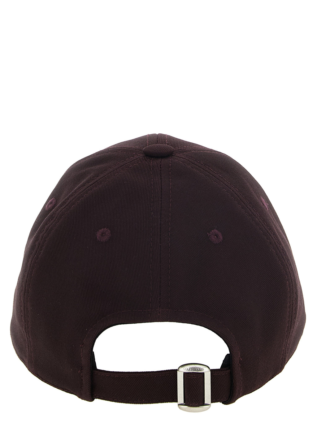 Courrèges Bordeaux Baumwollkappe (Baseball Cap)