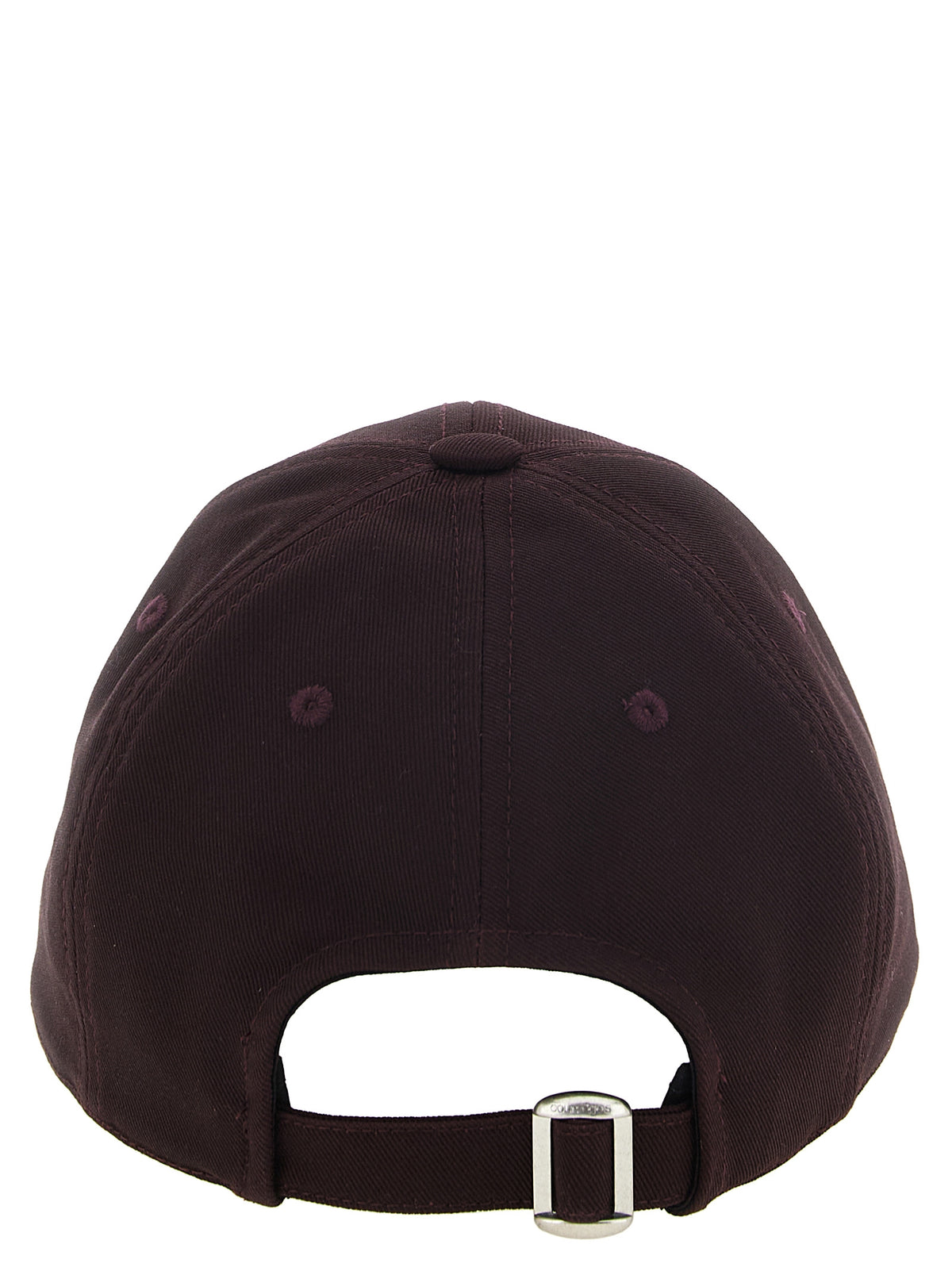 Courrèges Bordeaux Baumwollkappe (Baseball Cap)