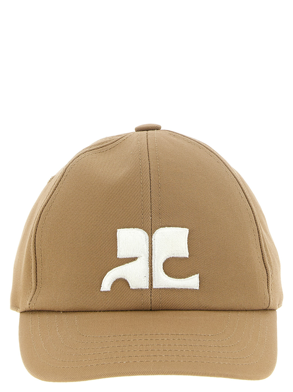 Courrèges Beige Baumwollkappe (Baseball Cap)