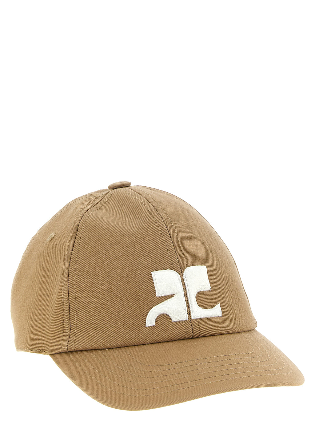 Courrèges Beige Baumwollkappe (Baseball Cap)