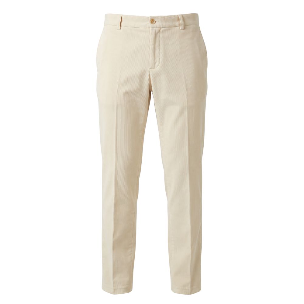 Roberto Pepe Luxury Weiße Herrenhose aus Nylon