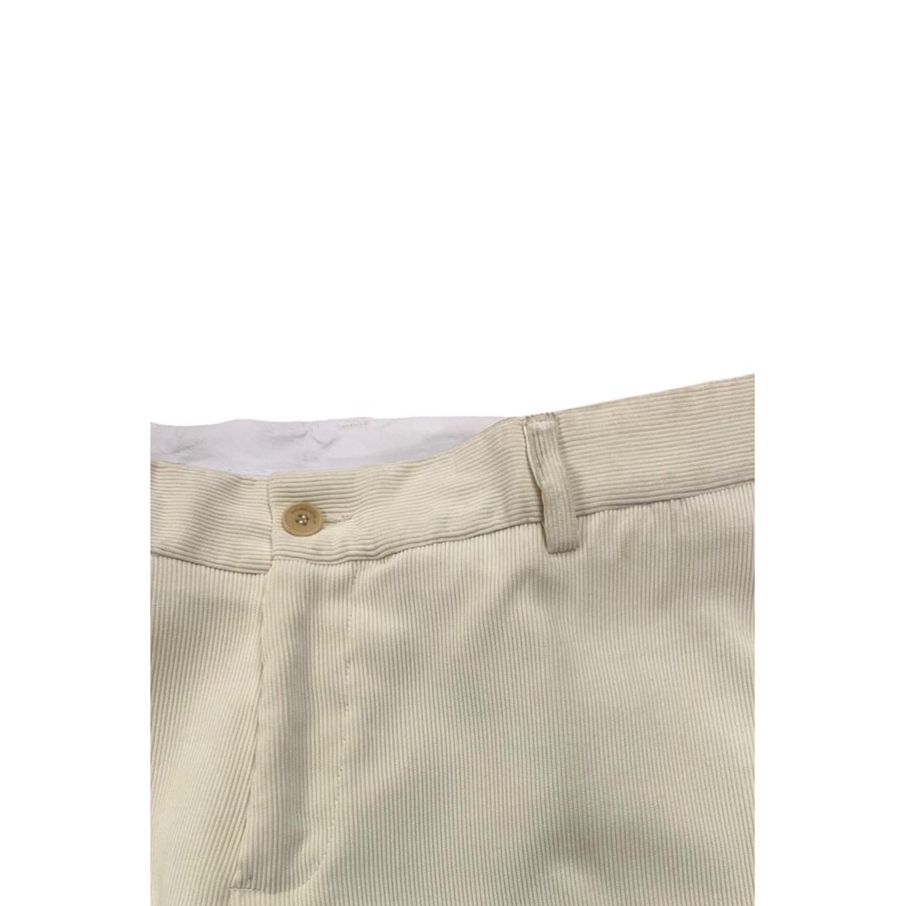 Roberto Pepe Luxury Weiße Herrenhose aus Nylon