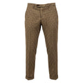 Roberto Pepe Luxury Braune Hose aus Viskose für Herren