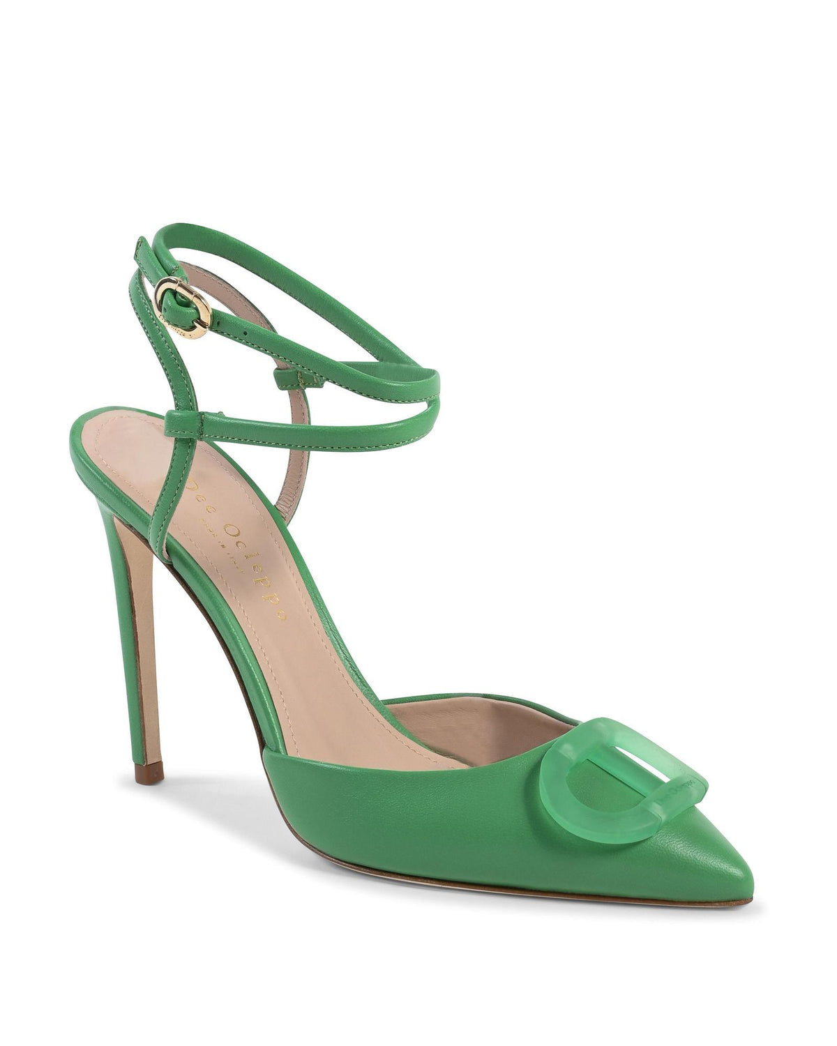 Dee Ocleppo Zweifarbige Leder-Pumps mit hohem Absatz