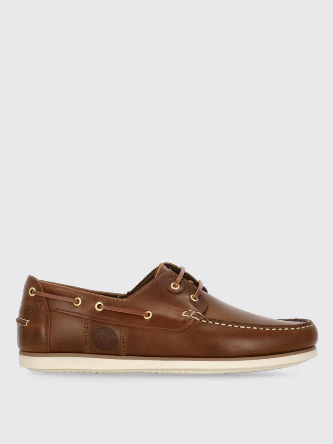Barbour Braune Loafer aus Leder zum Hineinschlüpfen