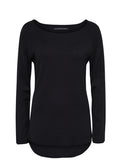 Only Schwarzes Polyamid-Sweatshirt