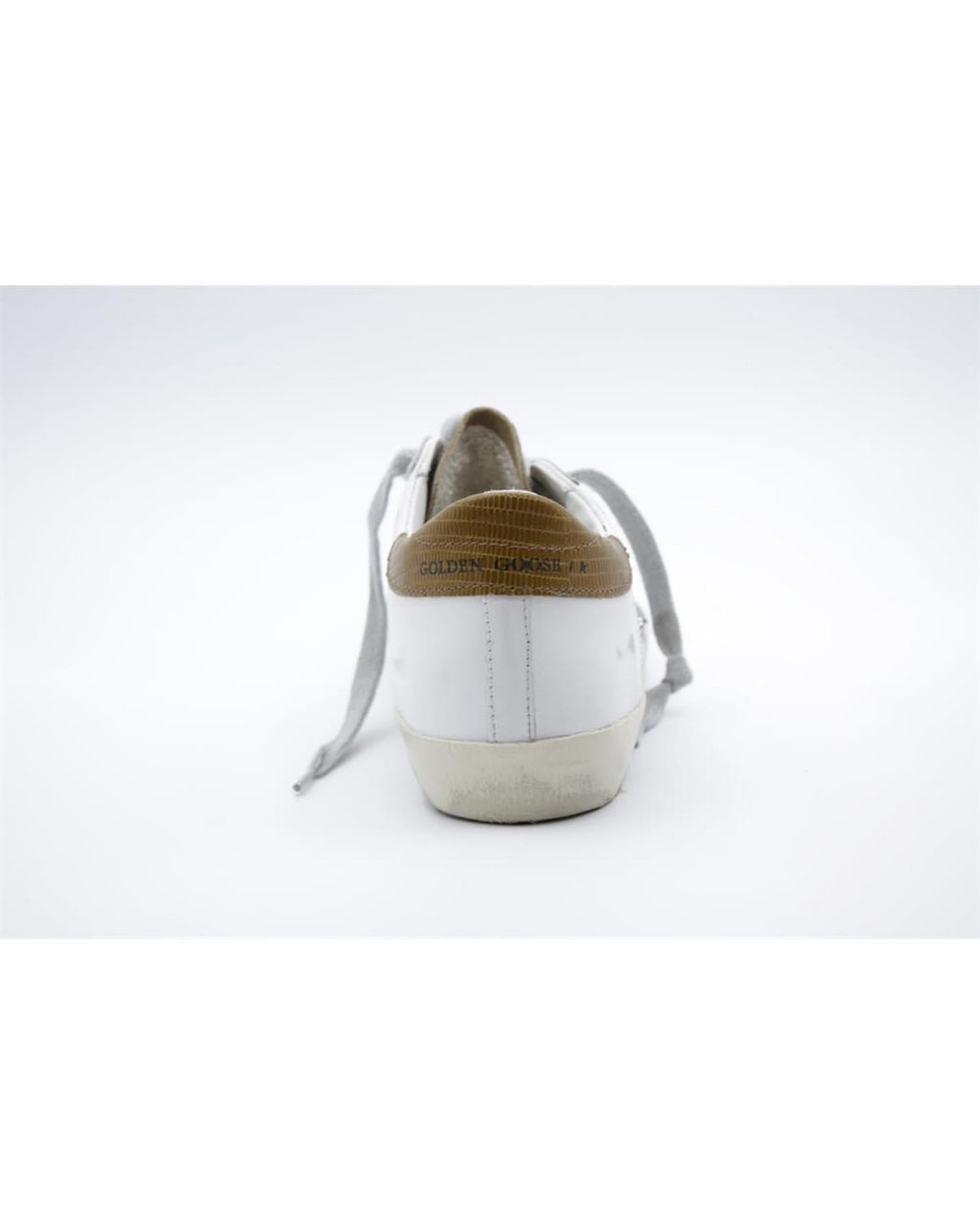 Golden Goose Braune Leder- und Textil-Sneaker mit niedrigem Schaft