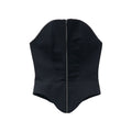 Alexander McQueen Schwarzes Oves Aries Korsett aus Wolle