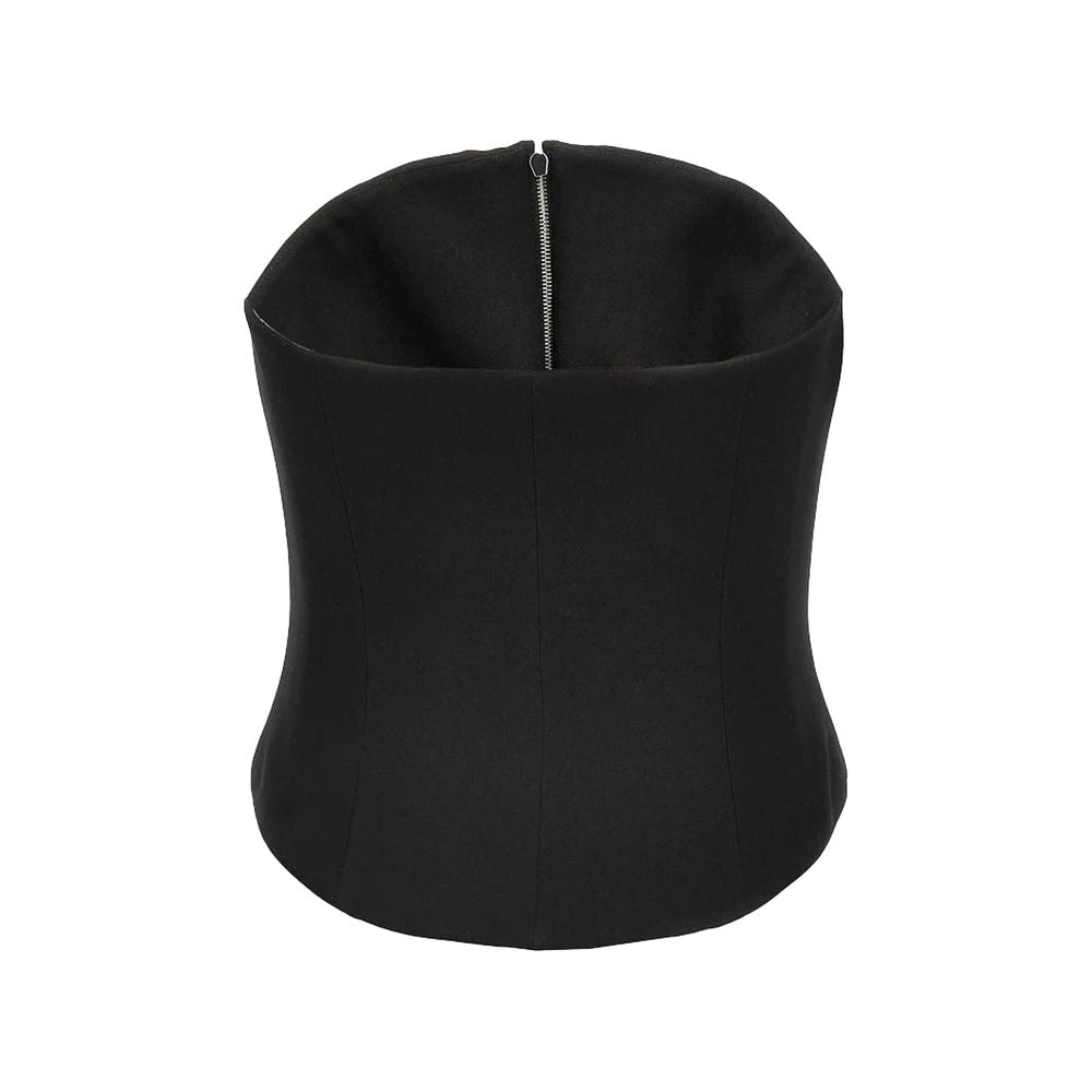 Alexander McQueen Schwarzes Oves Aries Korsett aus Wolle